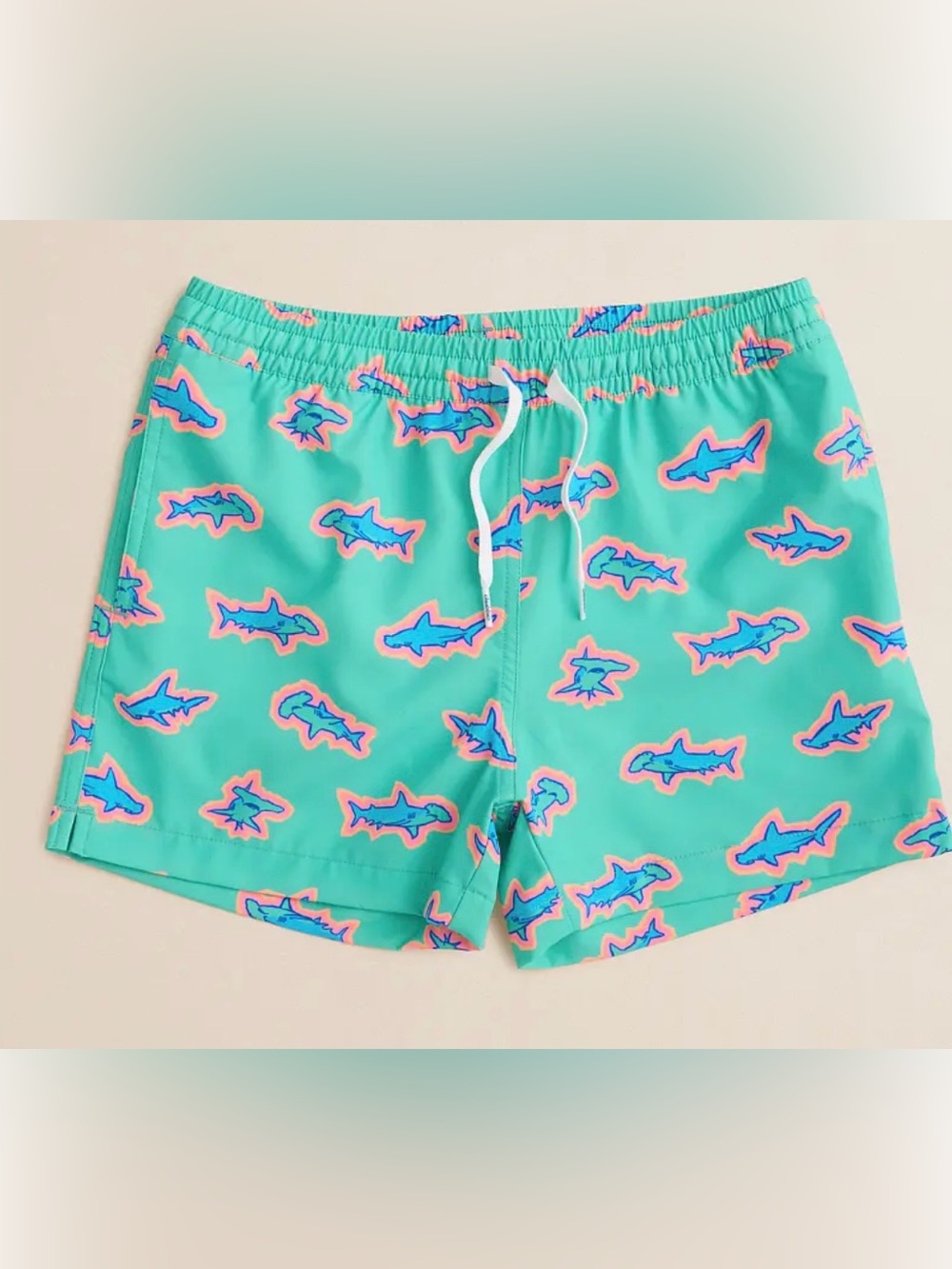 Chubbies “Apex Stretch” Shark Swim Trunks | Boys Small (8/9) | EUC